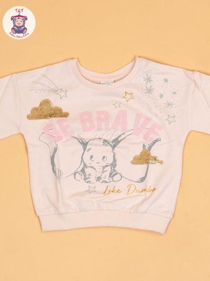 Peach - Girls Sweatshirt