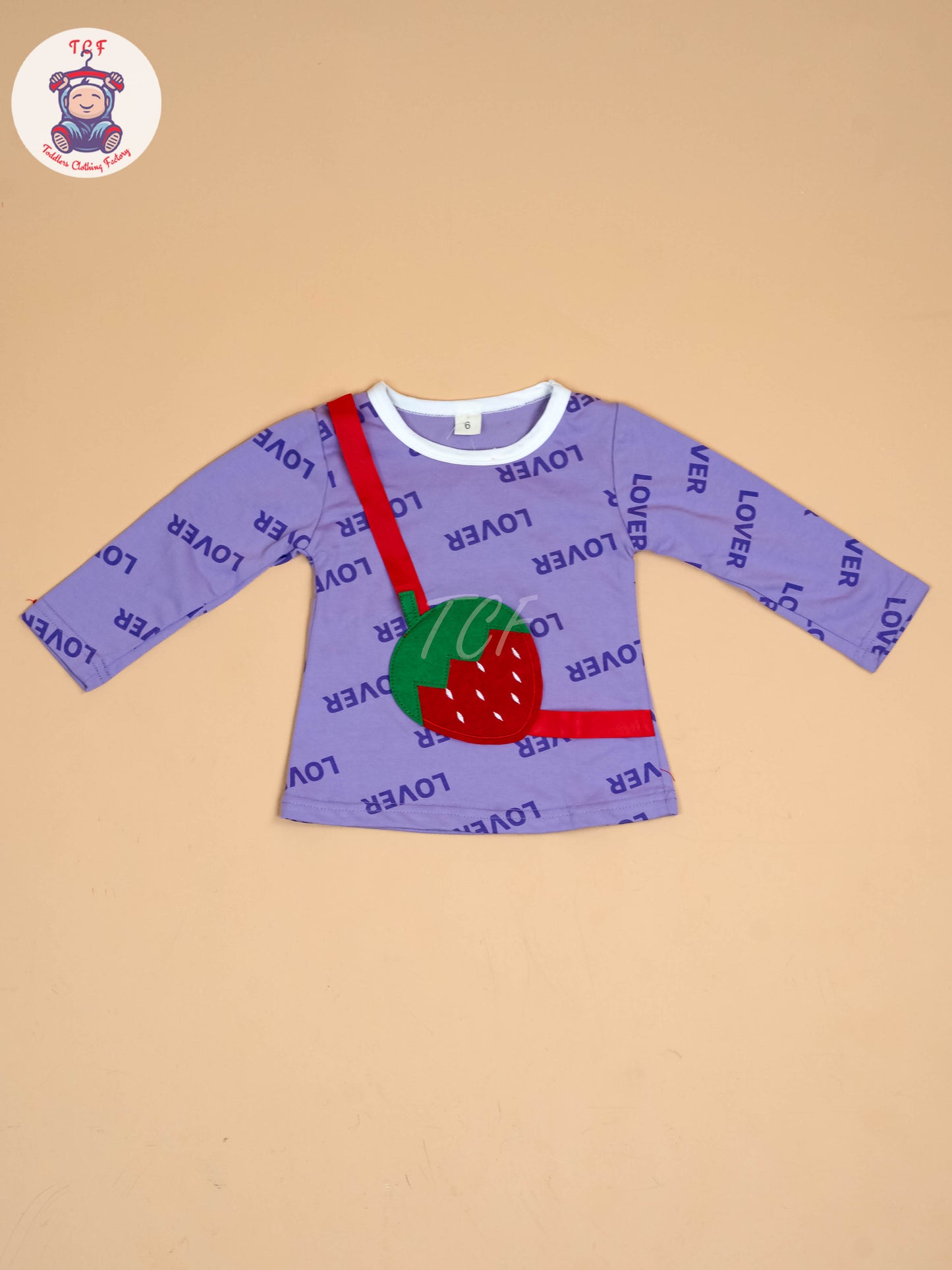 Lavender - Girls Strawberry Jean and Top