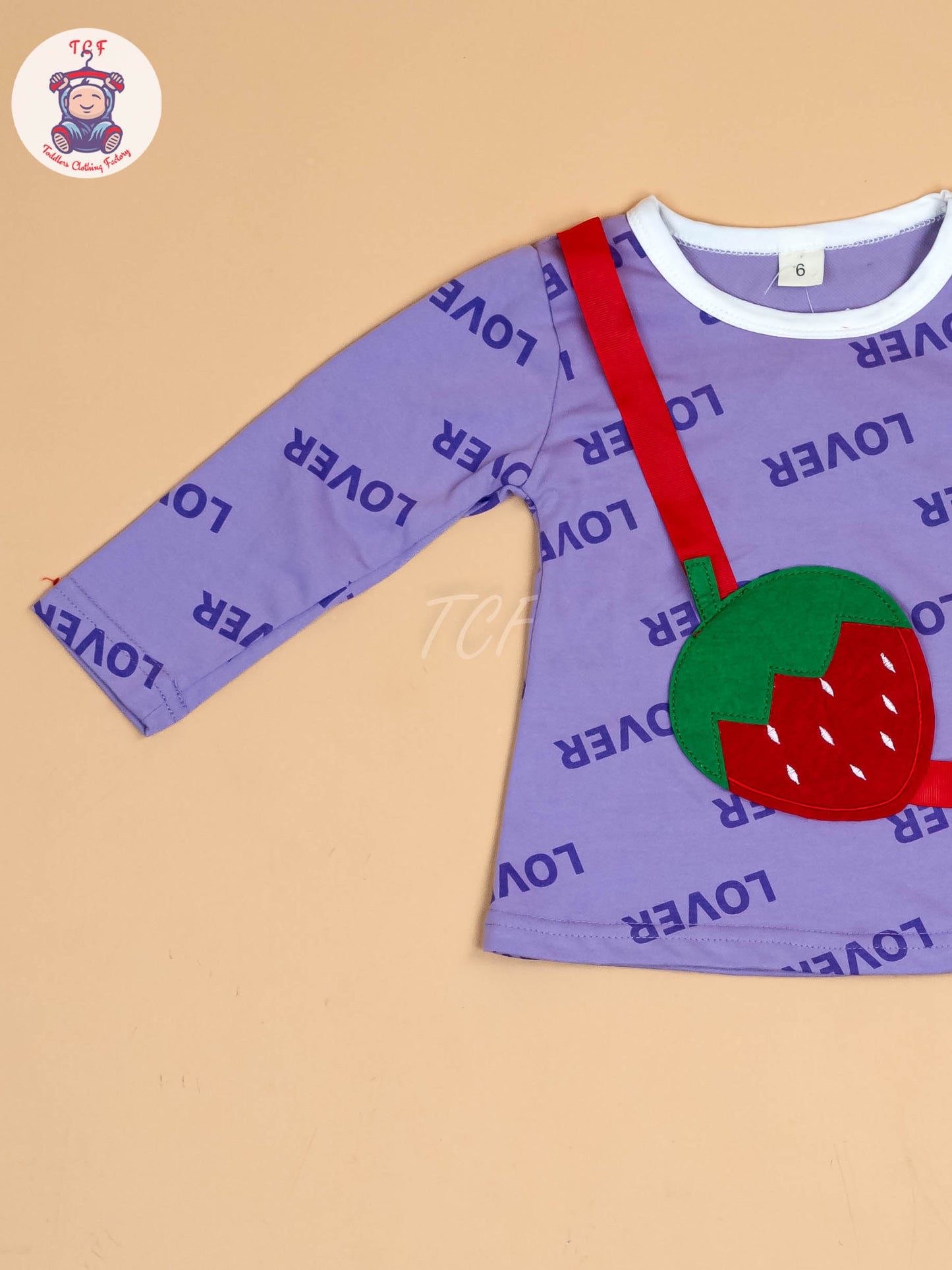Lavender - Girls Strawberry Jean and Top