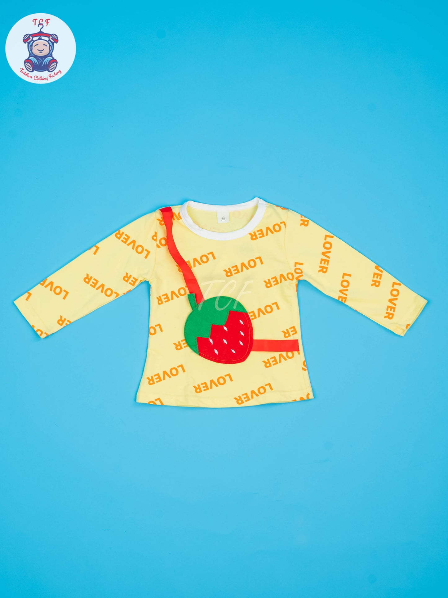 Yellow - Unisex Strawberry Top & Jean