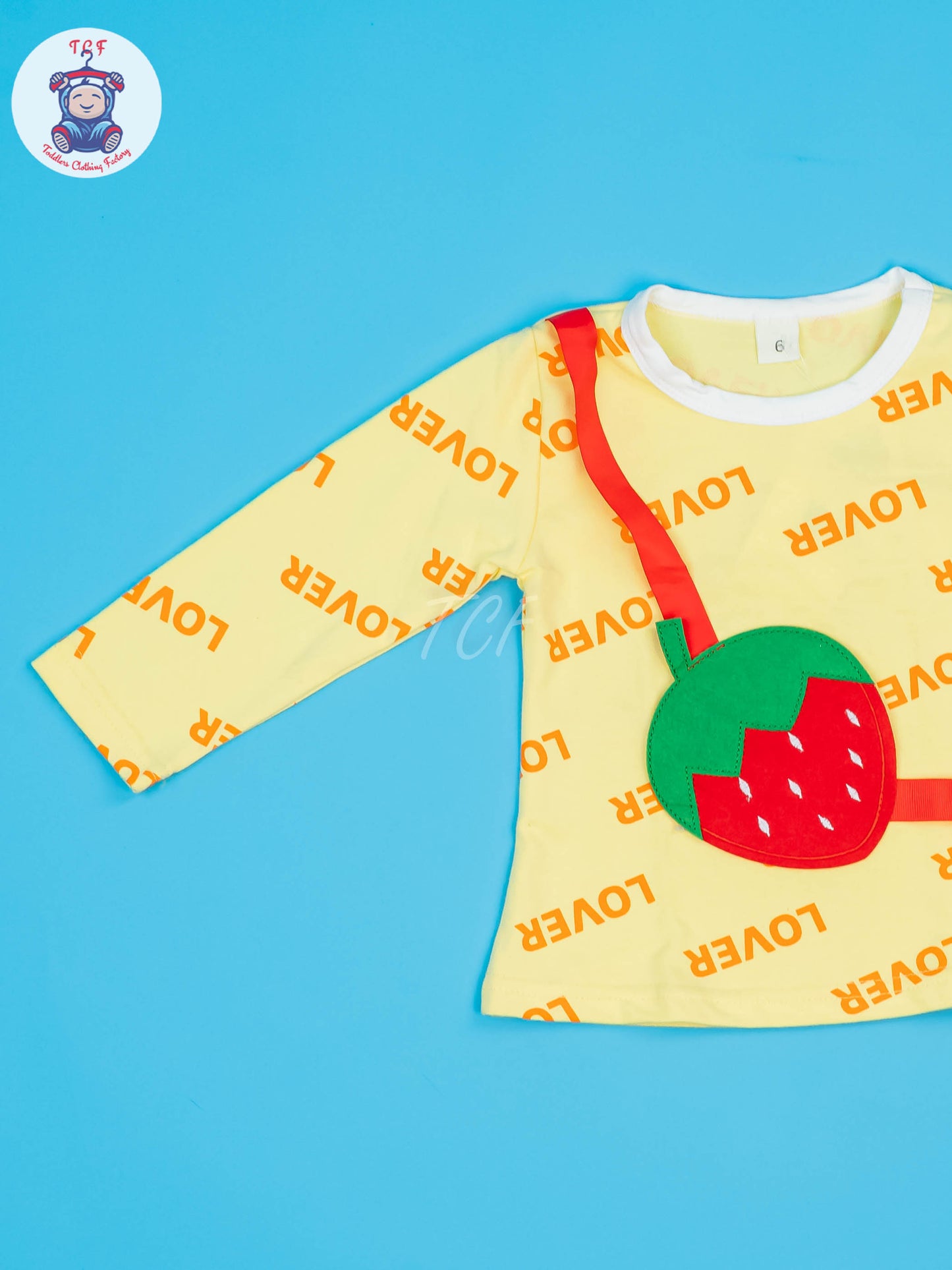 Yellow - Unisex Strawberry Top & Jean