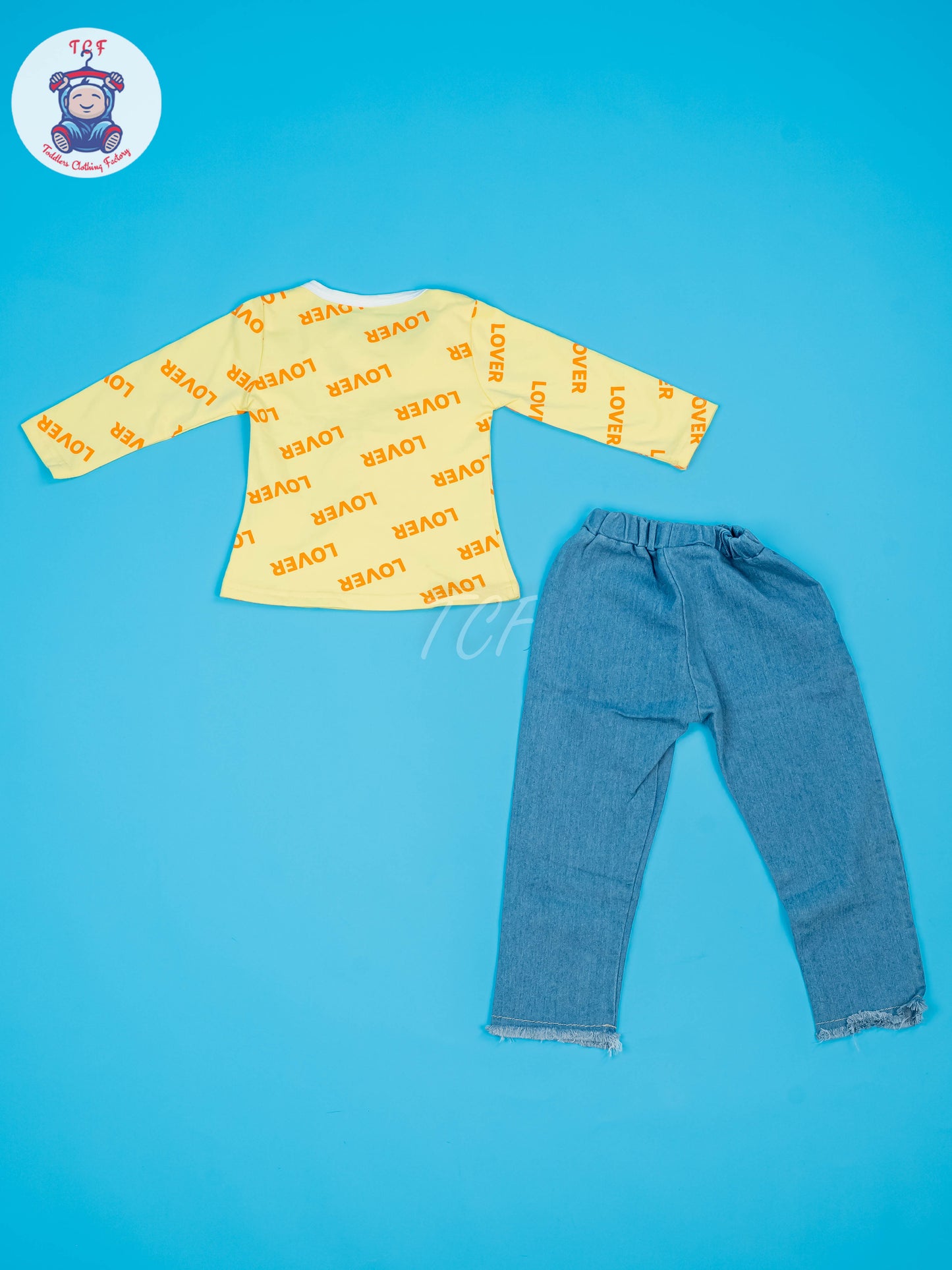 Yellow - Unisex Strawberry Top & Jean