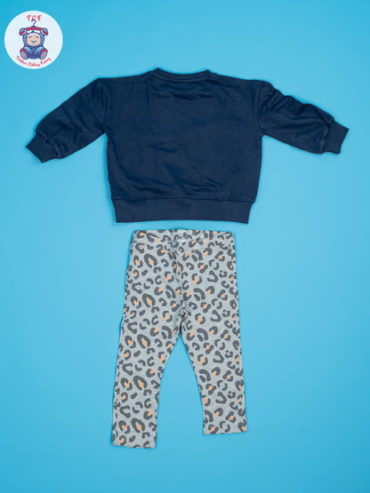 Blue & Grey - Sweat Shirt & Pant