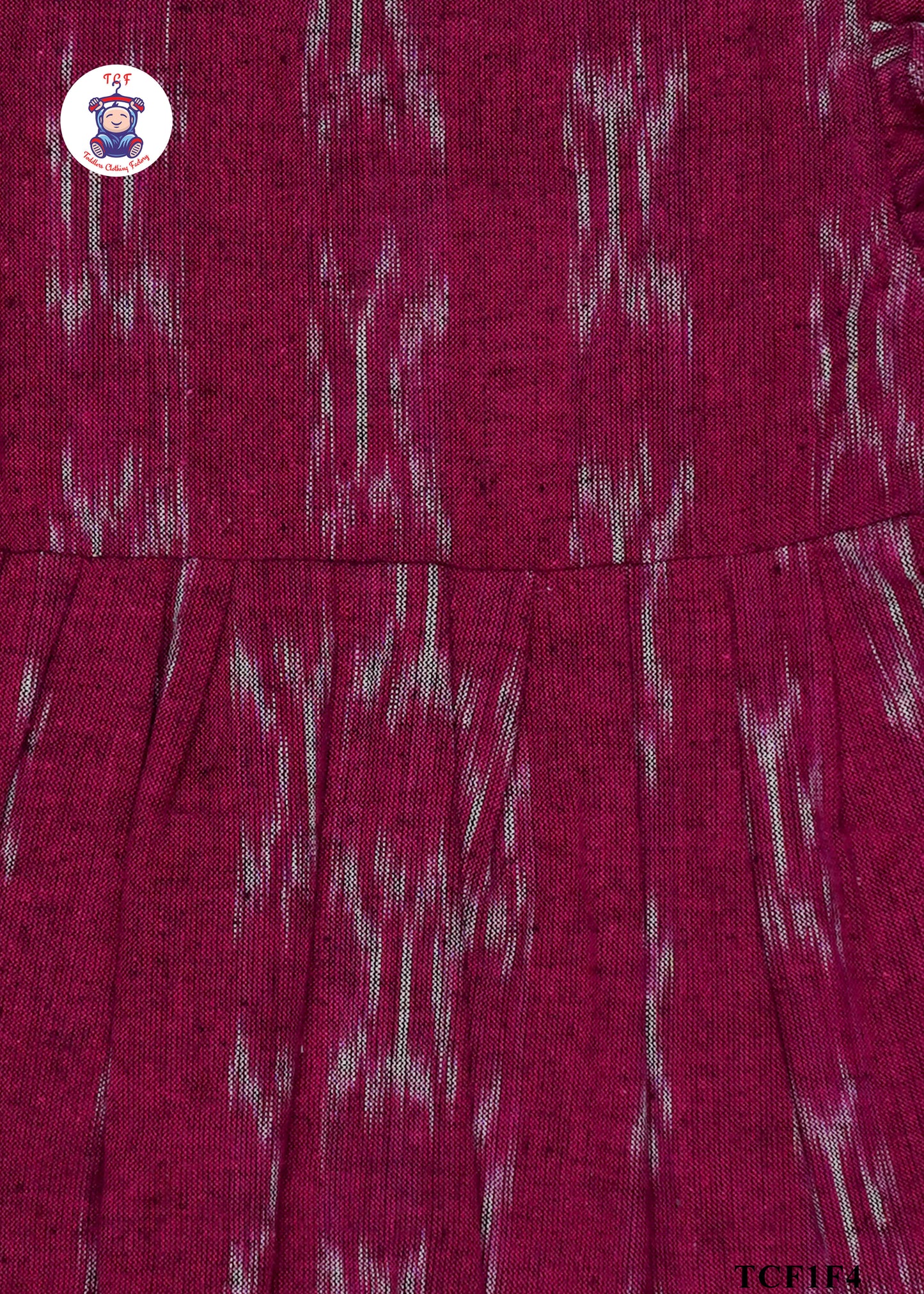Magenta Pink - Ikat Frock