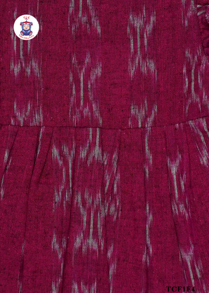 Magenta Pink - Ikat Frock