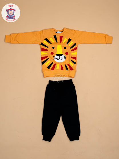 Orange & Black - Boys OVS Jogger Set
