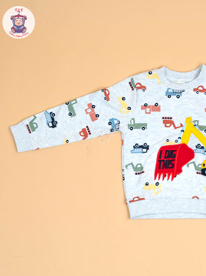 Grey - Boys JCB Jogger set
