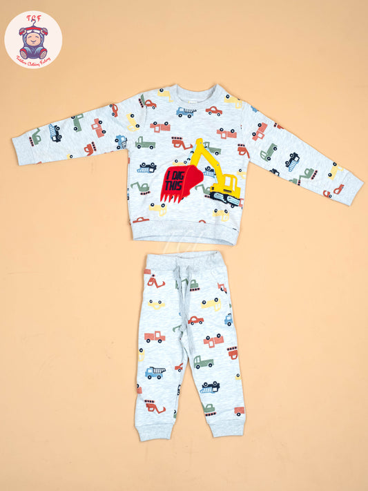 Grey - Boys JCB Jogger set
