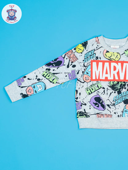 Grey - Boys Marvel Jogger set