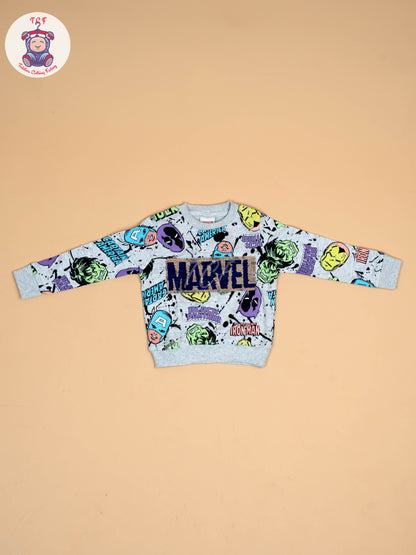 Grey - Boys Marvel Jogger set