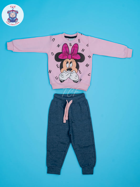 Pink & Blue - OVS Micky Jogger set