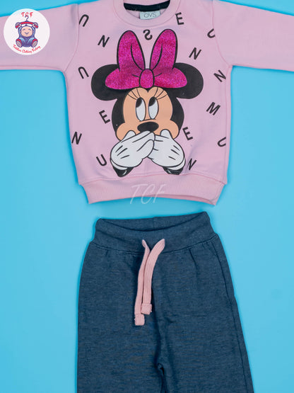 Pink & Blue - OVS Micky Jogger set