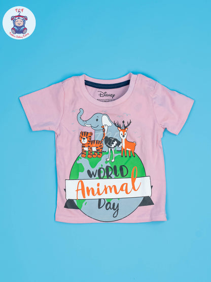 Pink & Black - Girls Tshirt & Shorts