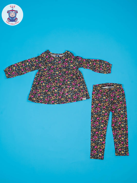 Black - Girls GAP Printed Set
