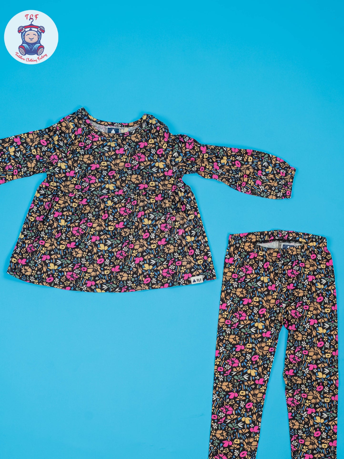 Black - Girls GAP Printed Set