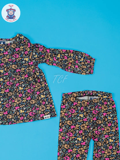 Black - Girls GAP Printed Set