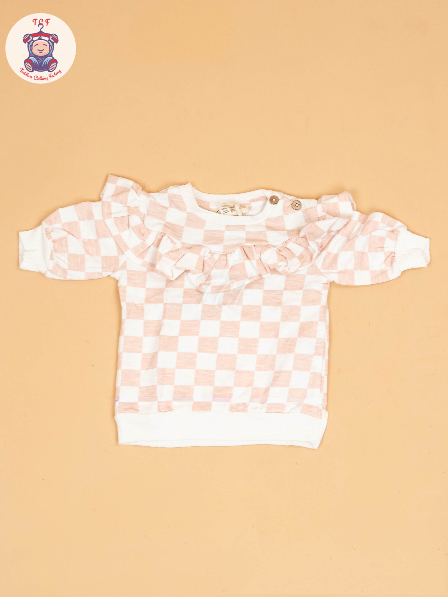 White & Peach - Jessica Sweatshirt