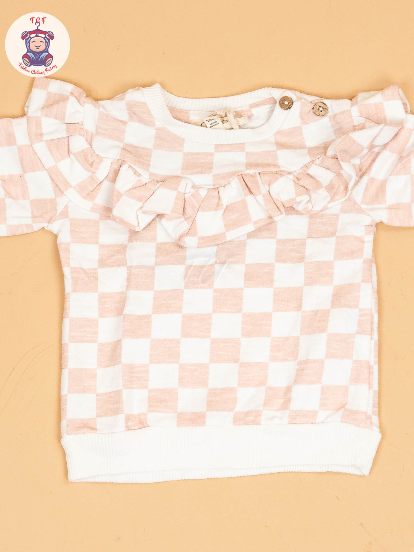 White & Peach - Jessica Sweatshirt