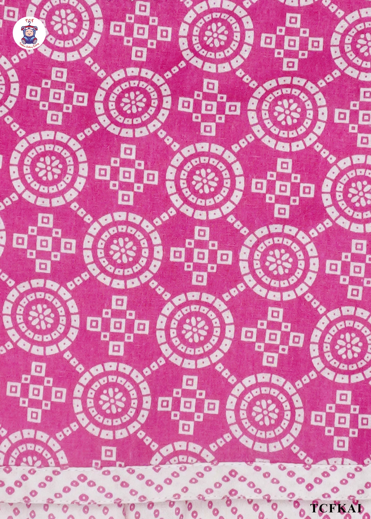 Barbie Pink - Printed Kurti Set