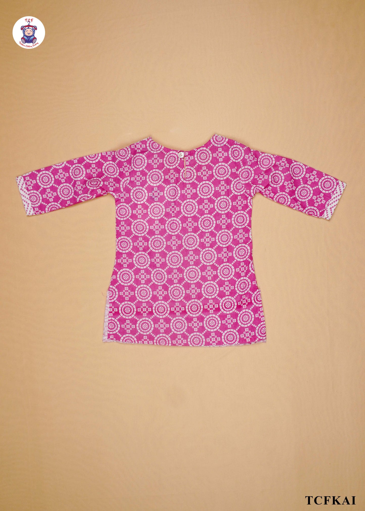 Barbie Pink - Printed Kurti Set