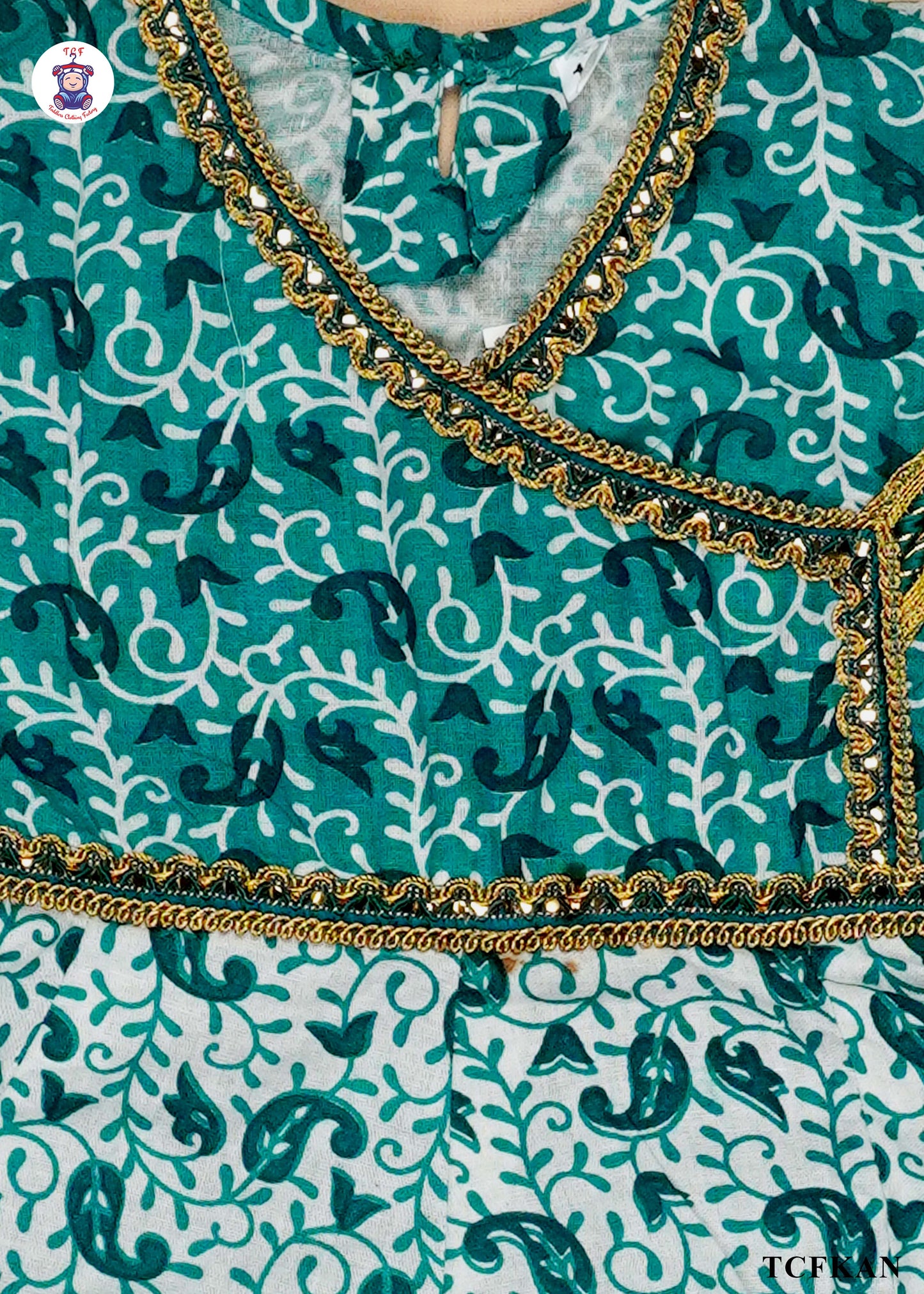 Pine Green - Floral Printed Kurti Set
