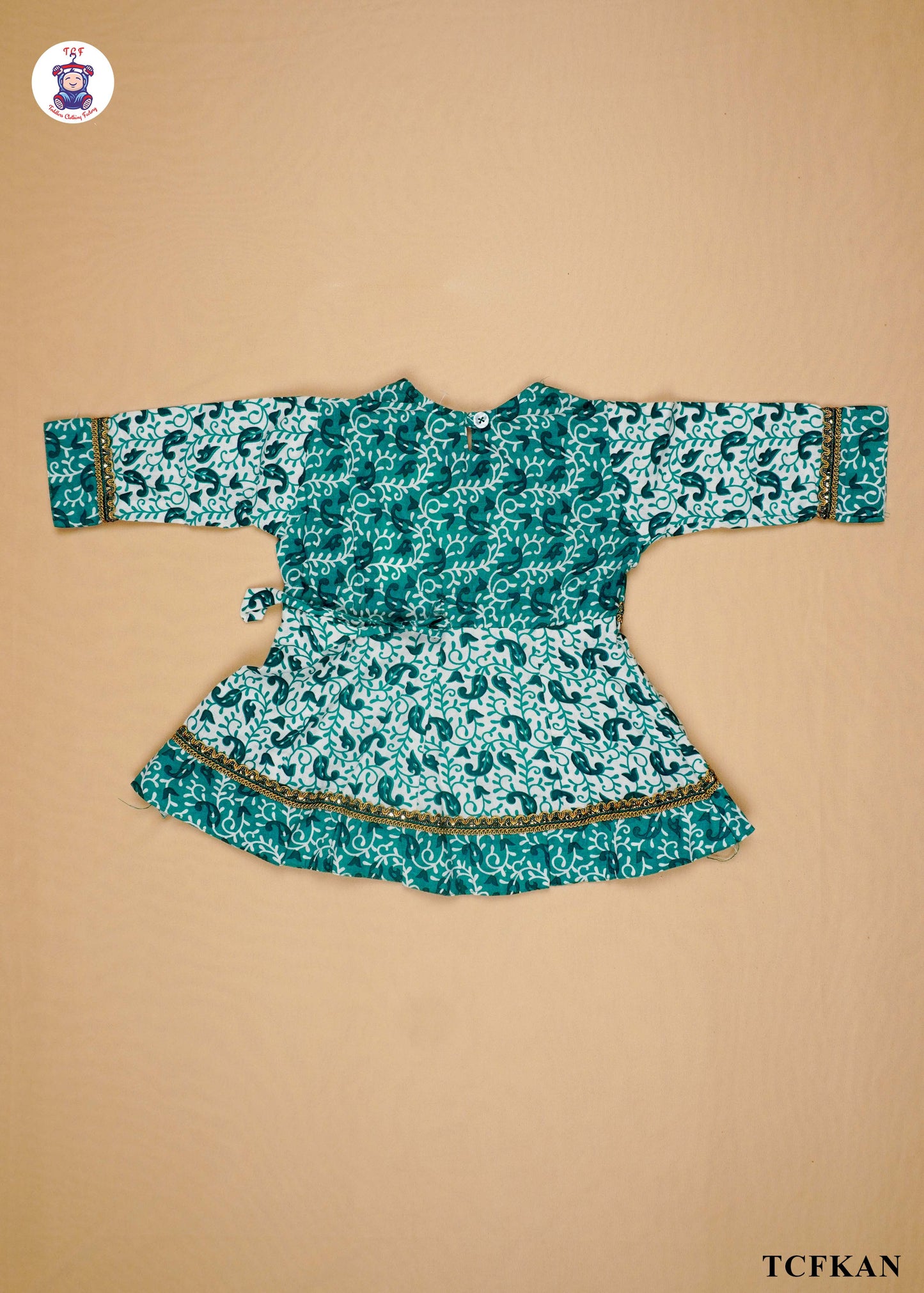 Pine Green - Floral Printed Kurti Set