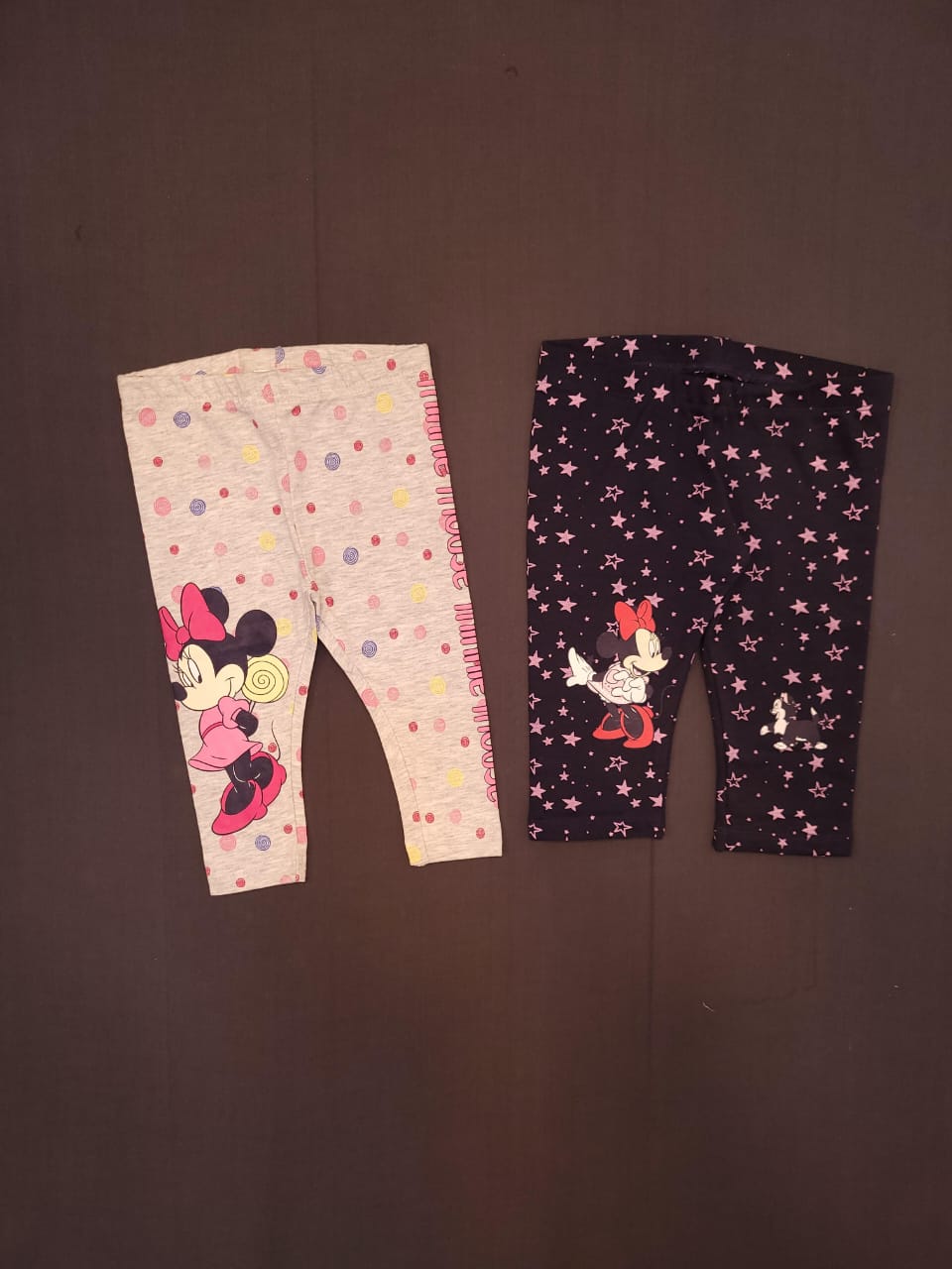 Pink & Navy - Kids Readymade Leggings