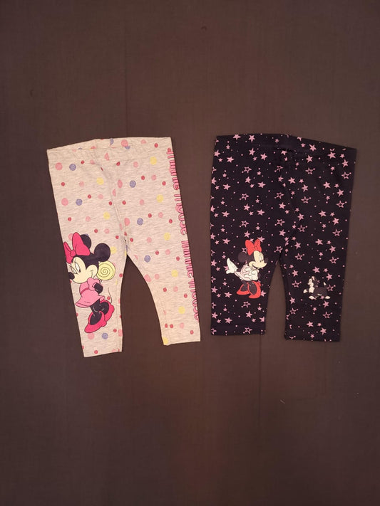 Pink & Navy - Kids Readymade Leggings