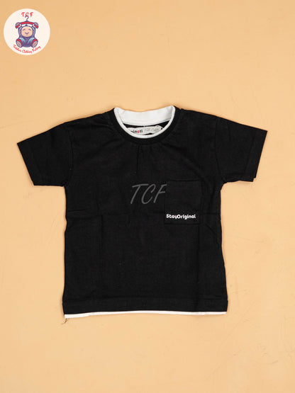 Black - Boys Readymade T-Shirts