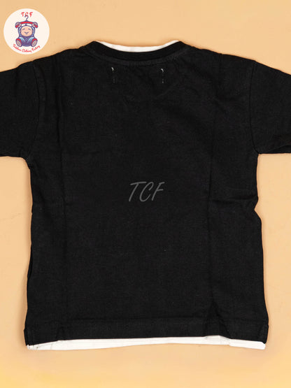 Black - Boys Readymade T-Shirts