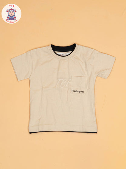 Cream - Boys Readymade T-Shirts