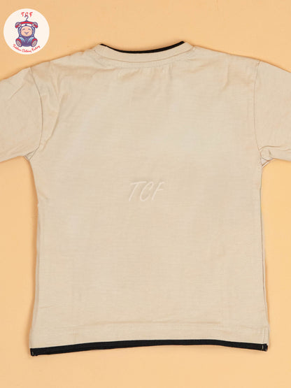 Cream - Boys Readymade T-Shirts