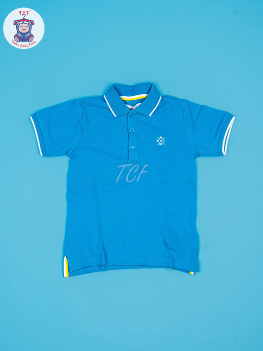 Sky Blue - Boys Readymade Collor T-Shirts