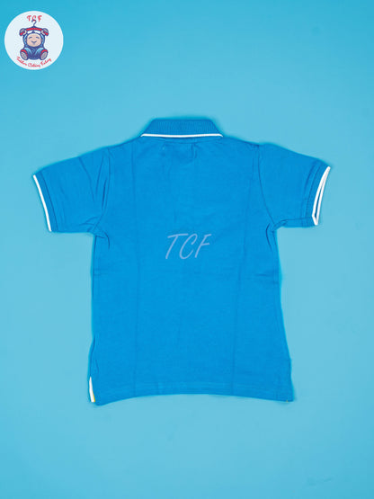 Sky Blue - Boys Readymade Collor T-Shirts
