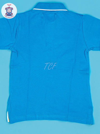 Sky Blue - Boys Readymade Collor T-Shirts