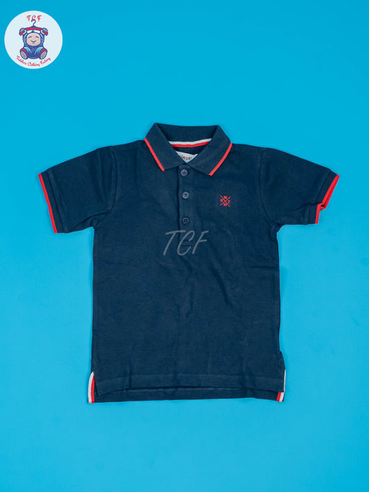 Blue - Boys Readymade Collor T-Shirts