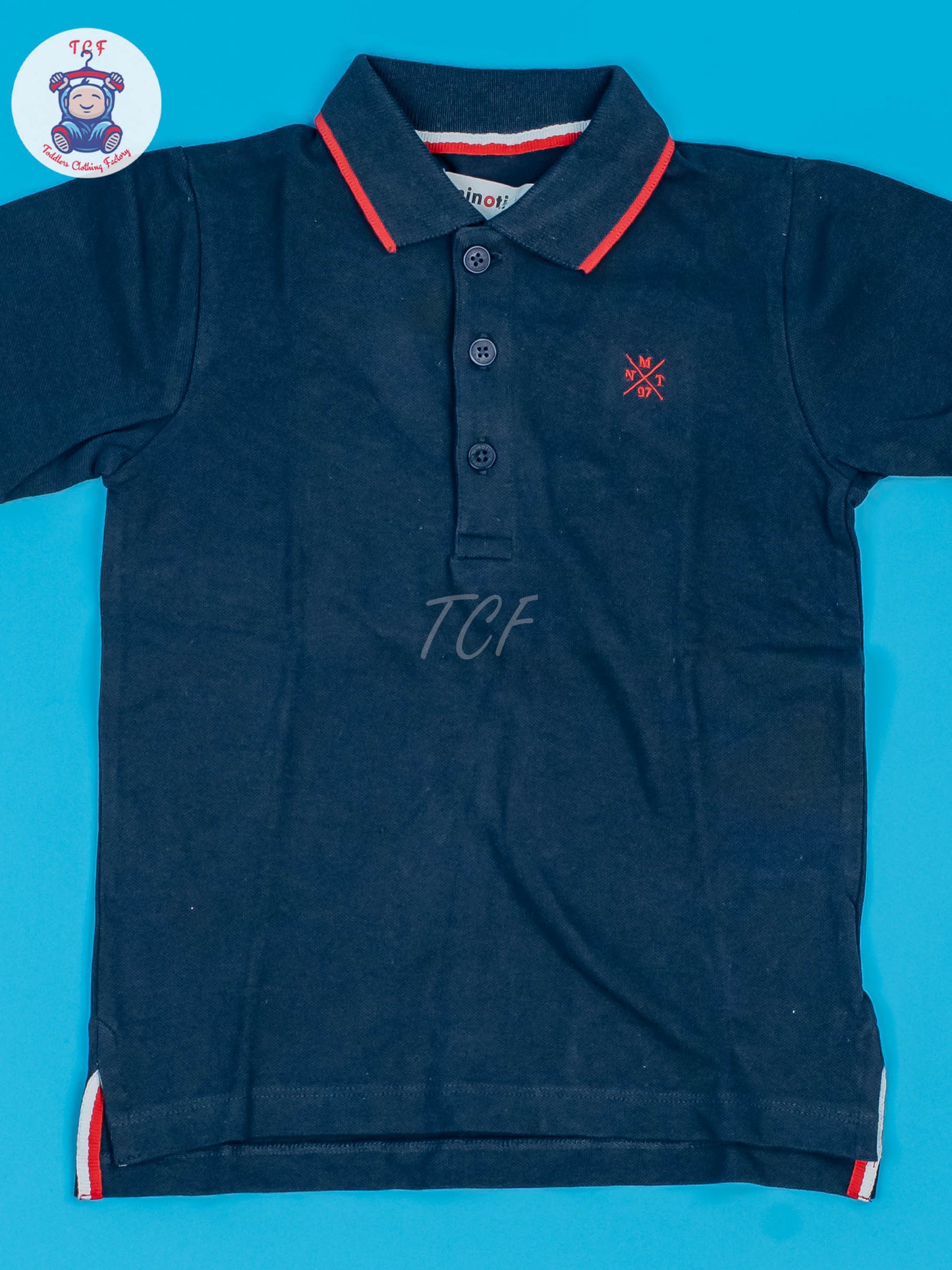 Blue - Boys Readymade Collor T-Shirts