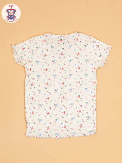 White - Girls Readymade T-Shirts