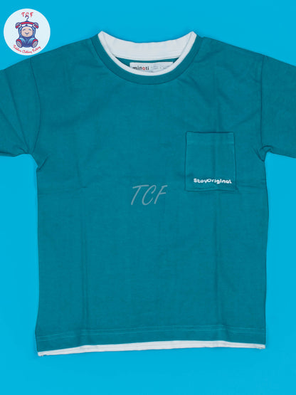 Teal Green - Boys Readymade T-Shirts