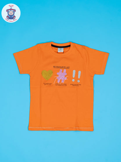 Orange - Boys Readymade T-Shirts