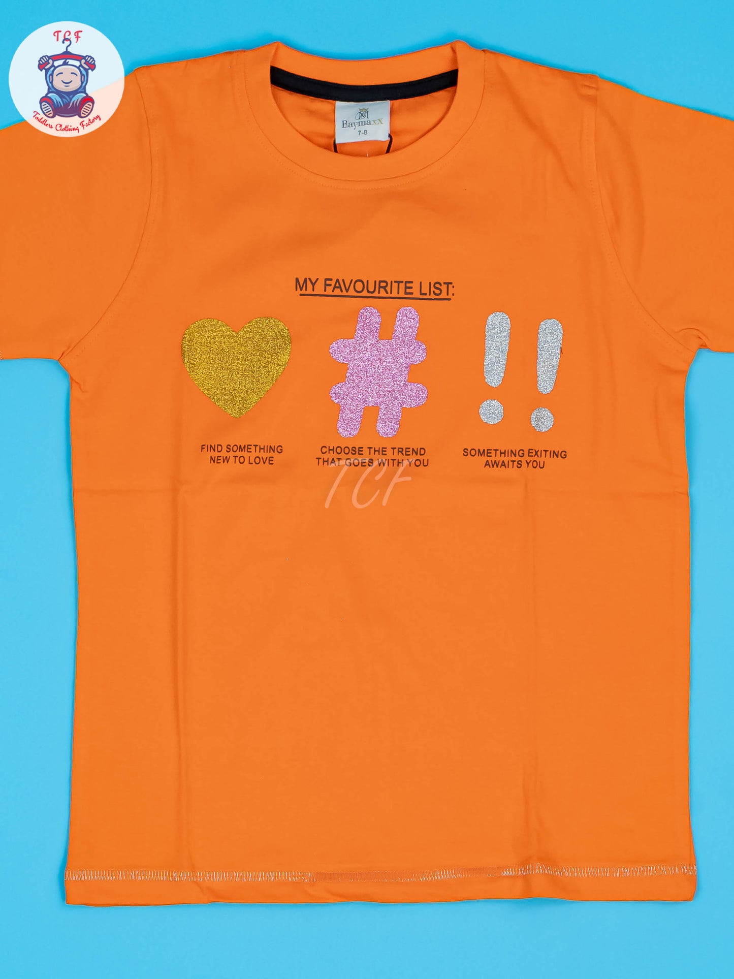 Orange - Boys Readymade T-Shirts