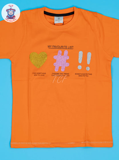 Orange - Boys Readymade T-Shirts
