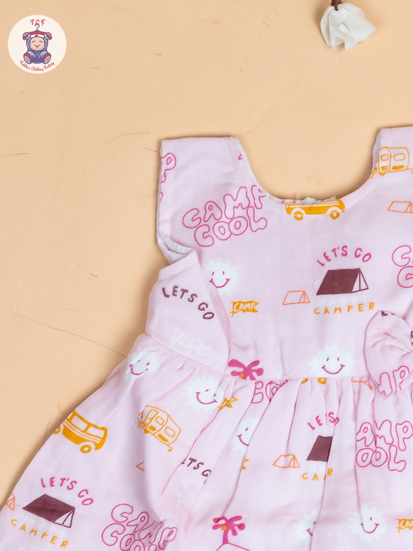 Pink - Girls Camp Cool Cotton Frocks