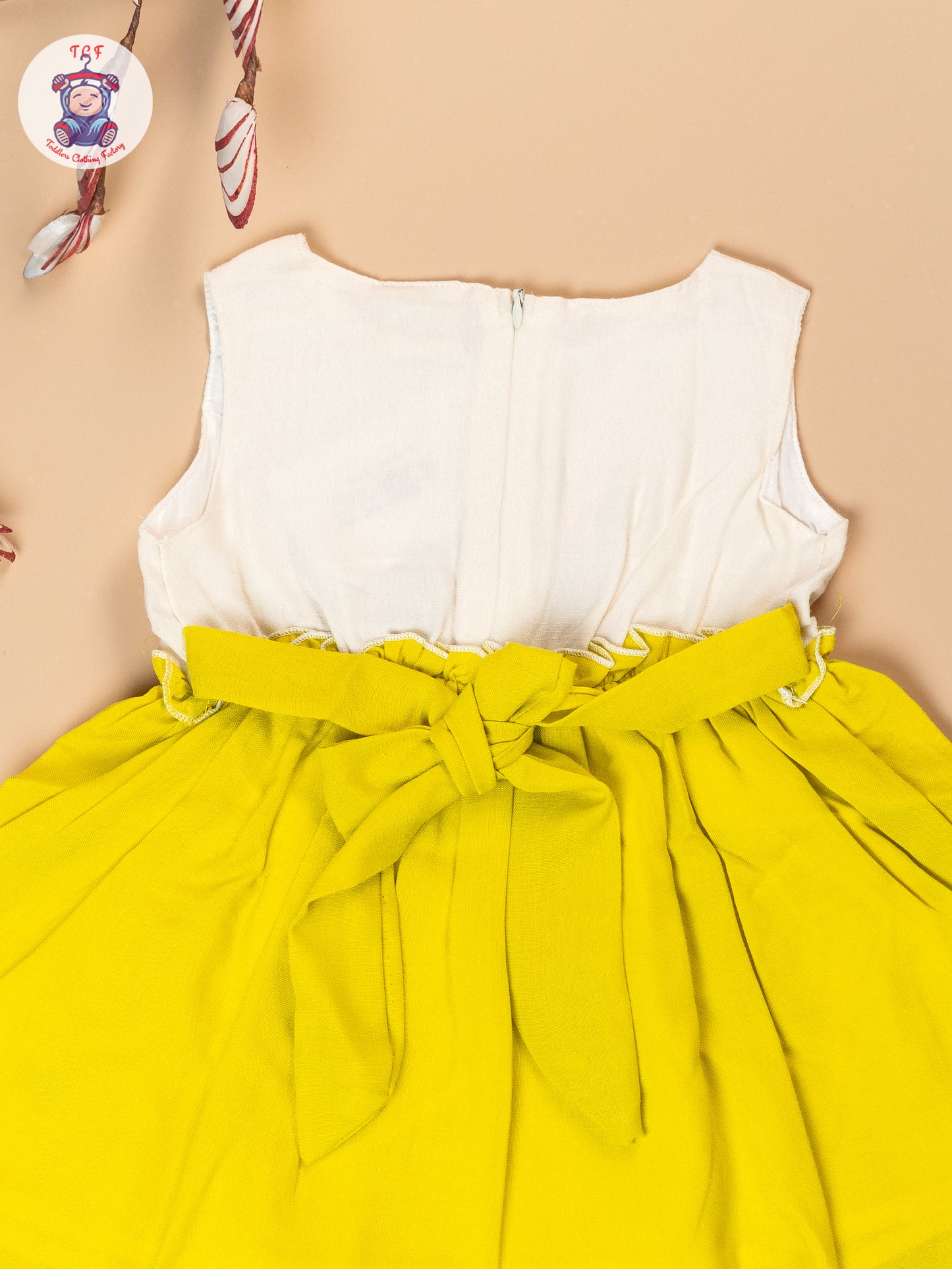 Light Green - Girls Cotton Embroidered Frocks