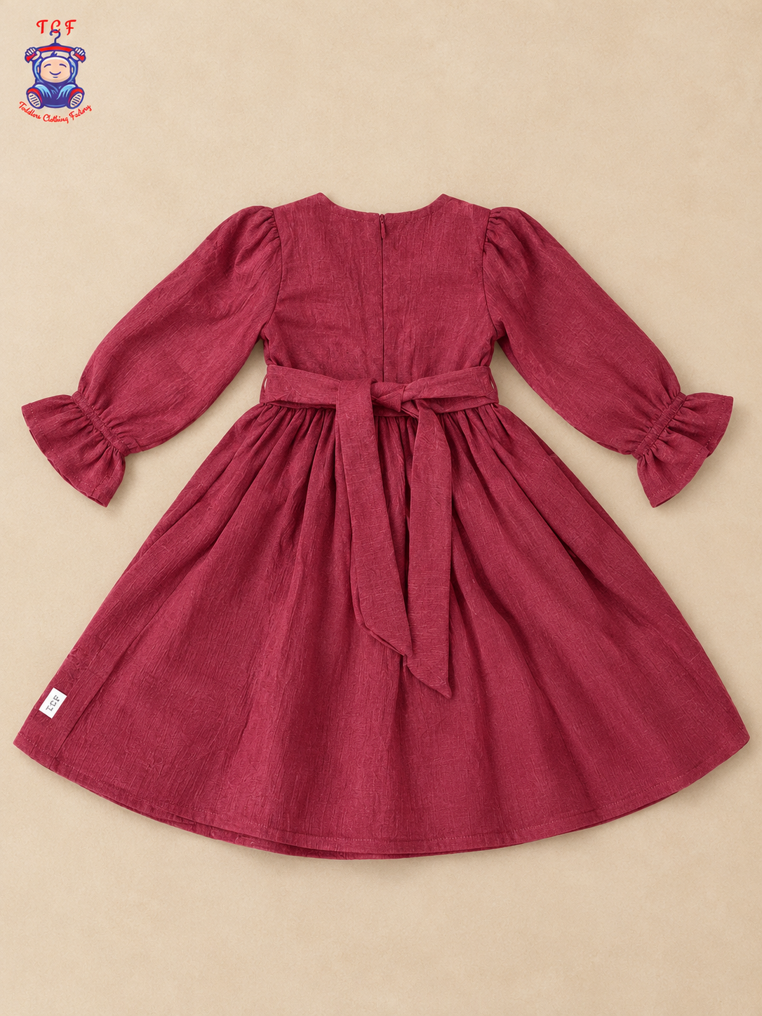 Majentha - Girls Embroidered Collar Fit & Flare Dress