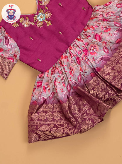 Lavender & Pink - Kids Readymade Frocks