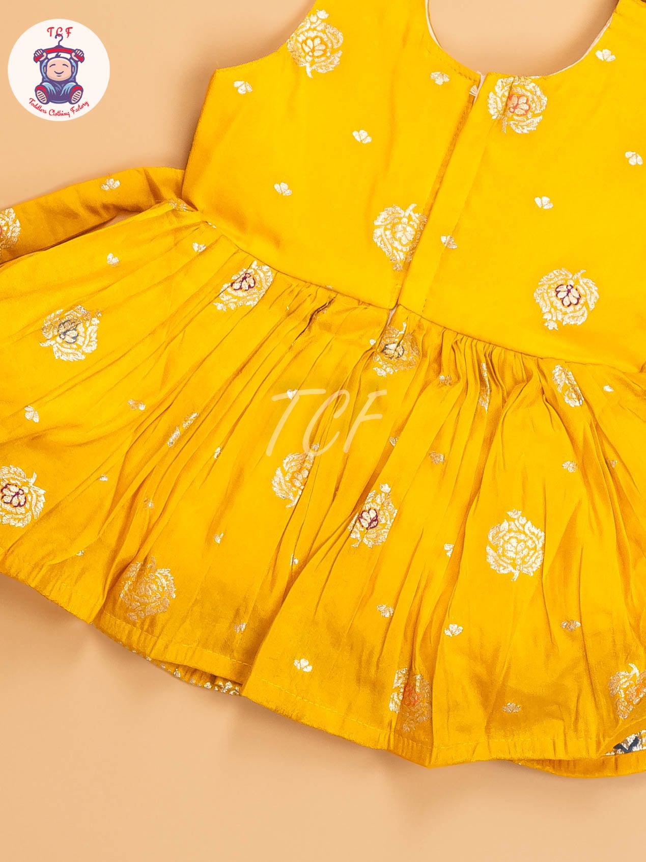 Mango Yellow - Kids Readymade Frocks