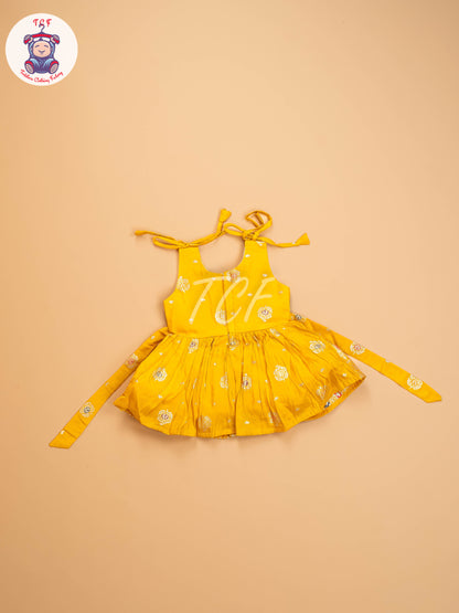 Mango Yellow - Kids Readymade Frocks