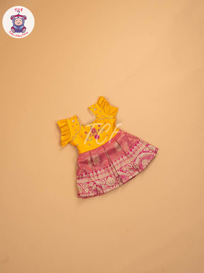 Mustard & Pink - Kids Readymade Frocks