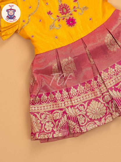 Mustard & Pink - Kids Readymade Frocks
